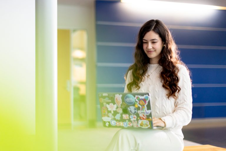 After rising up with out a pc, she desires inclusive know-how