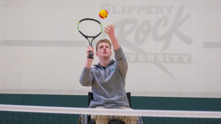 SRU college students and neighborhood members interact on adaptive sport – SRU Information