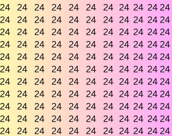 Inside eight Seconds Spot The Quantity 25