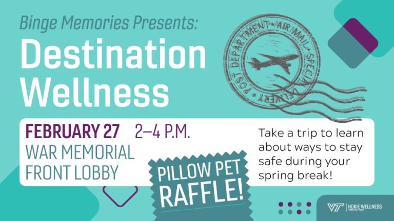 Binge reminiscences are offered: wellness vacation spot | Virginia Tech Information