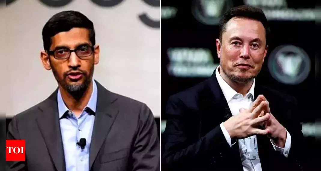 Elon Musk says: “Please report any issues within the GROK3 chatbot AI”; CEO Google Sundar Pichai Reply