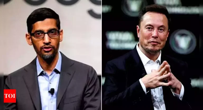 Elon Musk says: “Please report any issues within the GROK3 chatbot AI”; CEO Google Sundar Pichai Reply