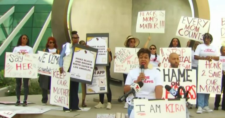 Protesters name on L.A. hospital to enhance Black maternal well being care