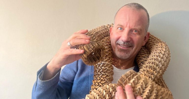 Neurodivergent designer ‘happy’ his origami artwork shall be at London Trend Week