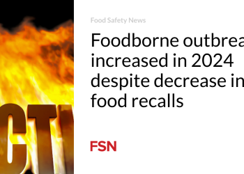 Foodborne outbreaks elevated in 2024 regardless of lower in meals recollects