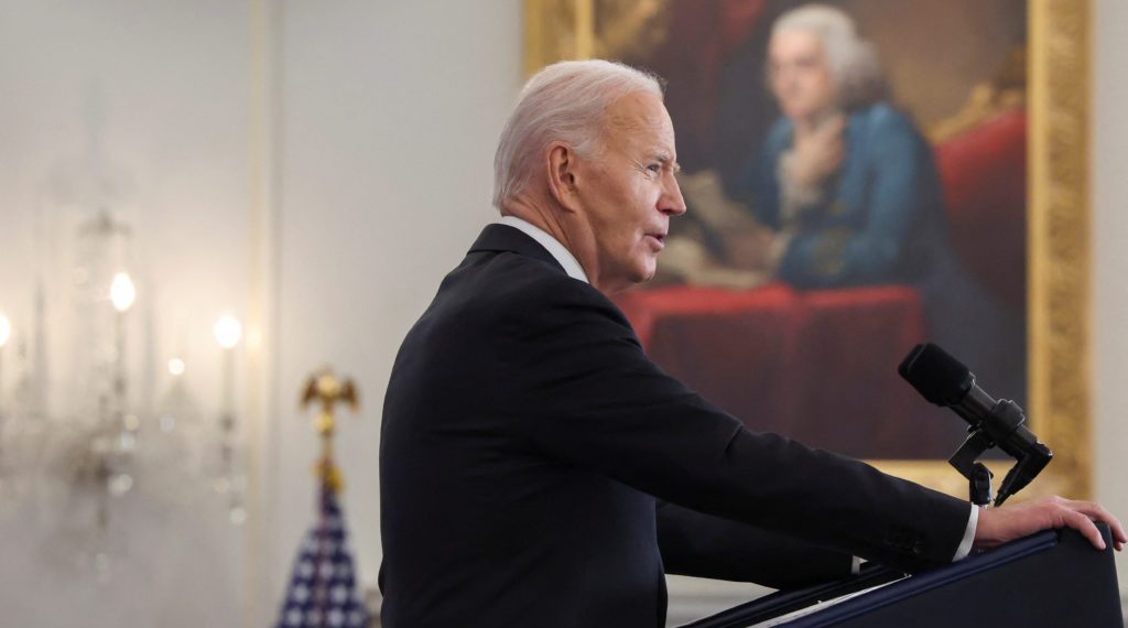 Observe: Spreading his international coverage heritage, Biden argues that I’ve supplied the world a steady hand