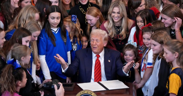 Trump Upends Transgender Sports activities panorama with stroke of a pen