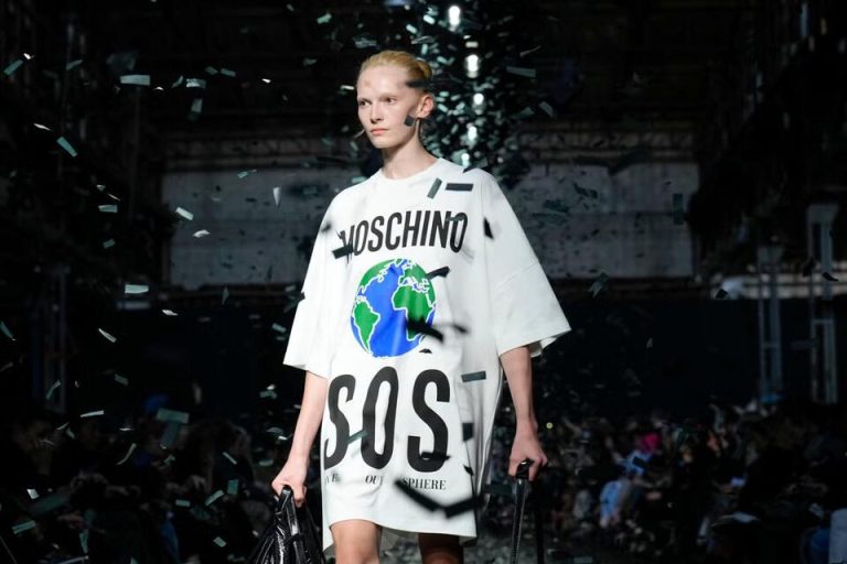 Moschino takes out the garbage at Milan Vogue Week