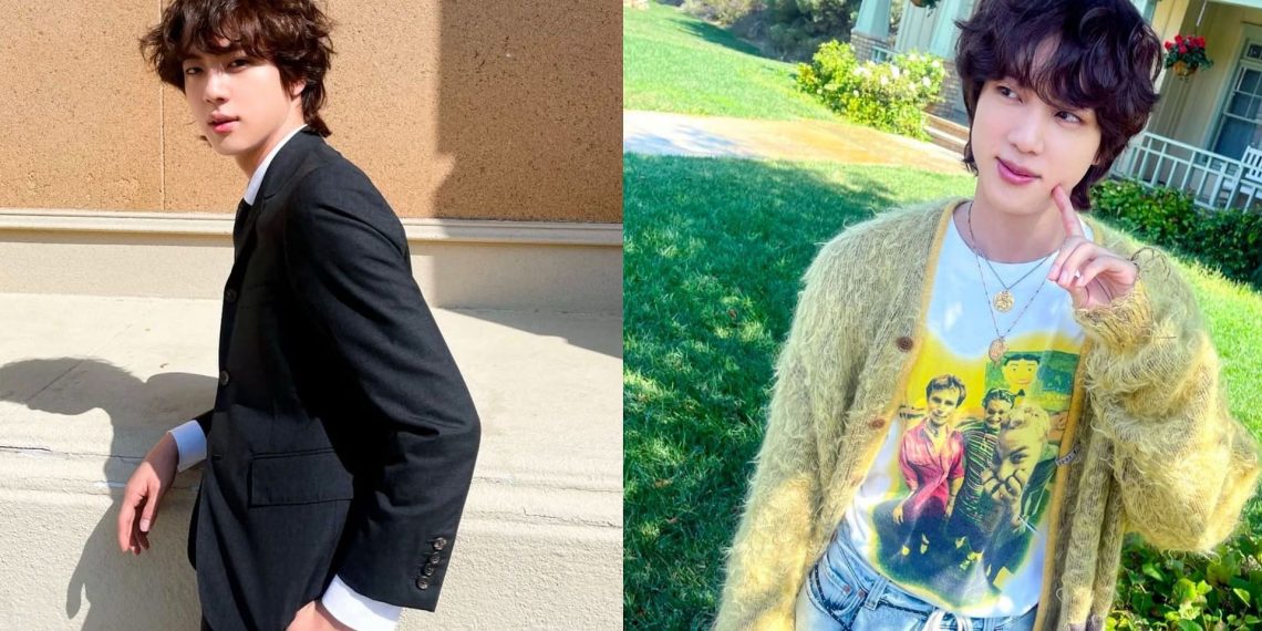 “HIS FACE IS ALL THE FASHION ITSELF”- Followers go wild over BTS’ Jin’s visuals as he departs for Milan Trend Week