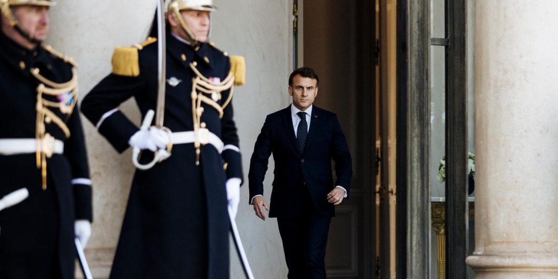 In France a political debate exterior the part with world upheavals