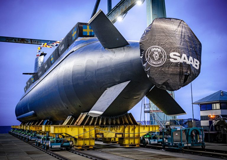 Saab launches HMS Halland submarine after mid-life improve