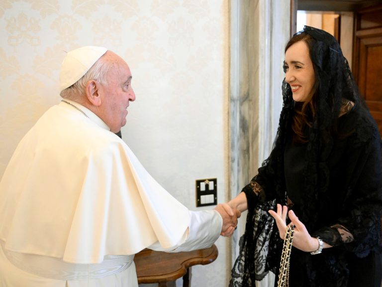 “Our prayers are with him,” the video that Villaruel shared with the Francis Pope
