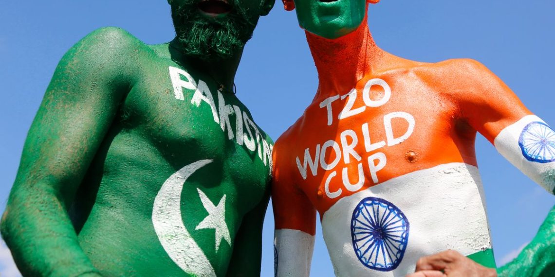 Ardour, politics and patriotism merge, whereas Pakistan and India collapse in crickets violent rivalry