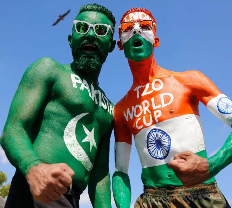 Ardour, politics and patriotism merge, whereas Pakistan and India collapse in crickets violent rivalry