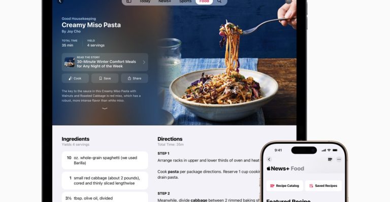 Apple Information app is getting a recipe part