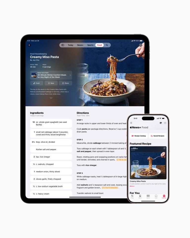 Apple Information+ to develop with ‘Meals’ part that might be key a part of the ‘HomePad’ – Appleosophy