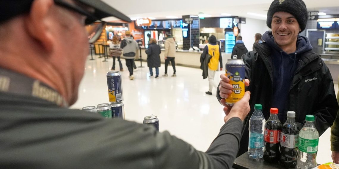 The Sports activities Faculty put a twisting on the Workforce spirit, with beer signatures at video games and meals