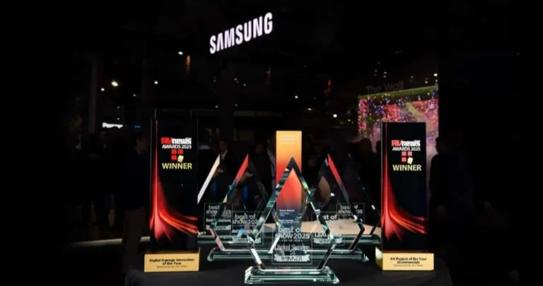 Samsung dominates ISE 2025 with 12 prestigious prizes for show know-how