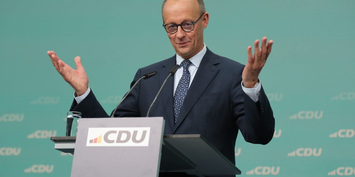 The pinnacle of the Middle proper and winner on Sunday, Friedrich Merz, tries to kind a authorities with the Social Democrats