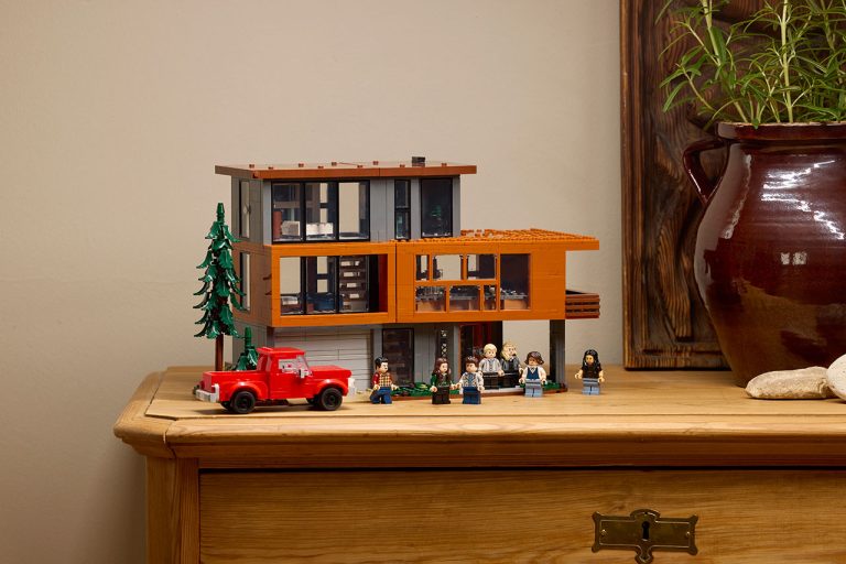Portland Made Well-known iconic home in twilight is a lego set