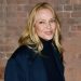 Trying to combine up your color mixtures? Uma Thurman’s coat and smooth trousers make a case for navy and brown