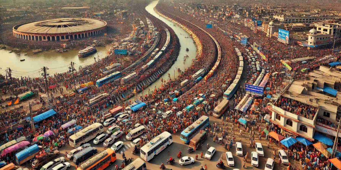 Complete India is Right here: Unimaginable Journey Chaos in Prayagraj as Maha Kumbh Competition Attracts Extra Than Six Hundred Million Devotees, Metropolis Delivered to Its Knees Forward of Maha Shivratri!