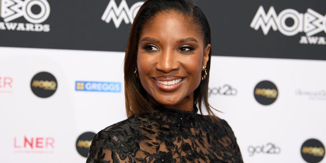 Denise Lewis’ sultry tackle the lace pattern is inspiring us