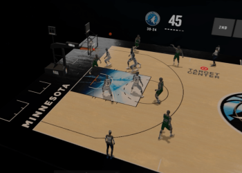 Imaginative and prescient Professional NBA app turns some video games right into a miniature 3D diorama