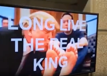 Federal computer systems have been hacked to point out that Trump’s pretend video kissing Elon Musk’s toes