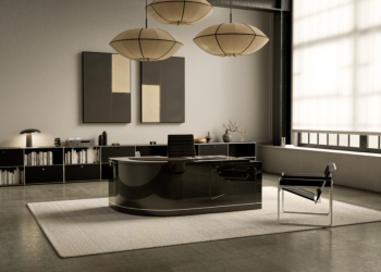 Woody wooden, a lacquered desk, desert modernism + extra