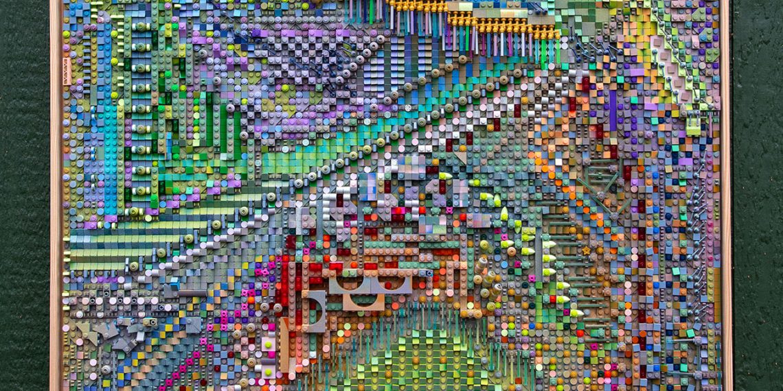 LEGO surrealist artwork, a dream sweater, fluffy lamp + extra