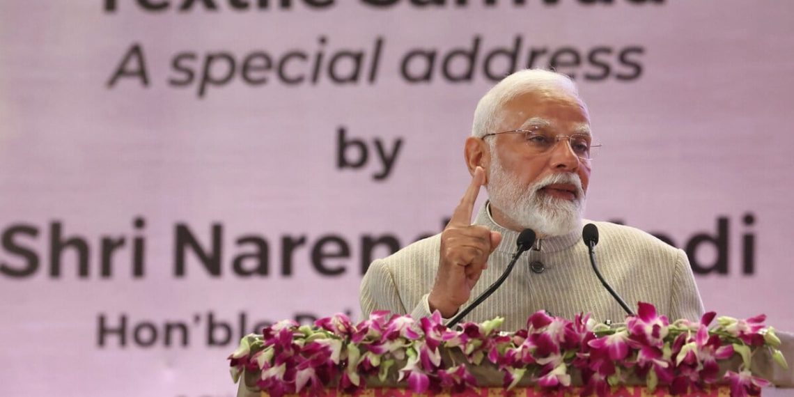 PM Modi At Bharat Tex 2025