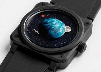 BR-03 Astro Watch by Bell & Ross says Time with Moon and Mars