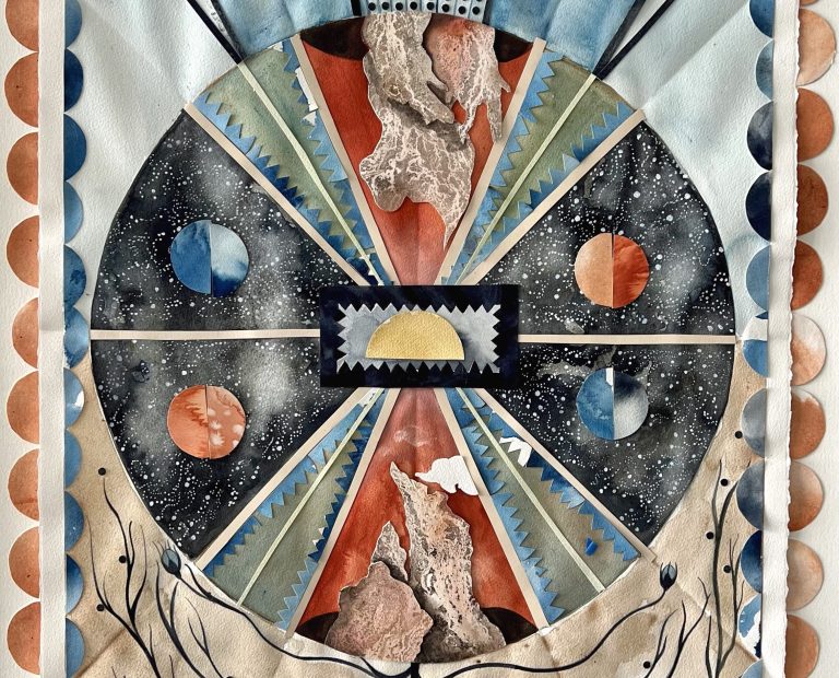 Reconnecting with Earth, Cyrah Dardas collaborates work with handmade pigments – Colossal