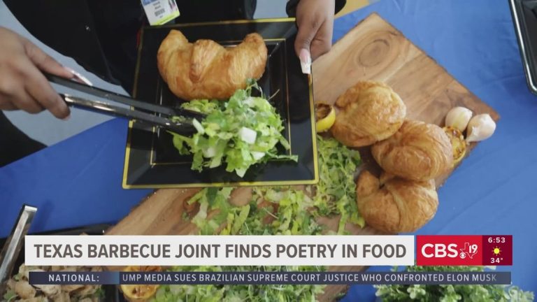 Texas barbecue joint serving poetry and love in meals