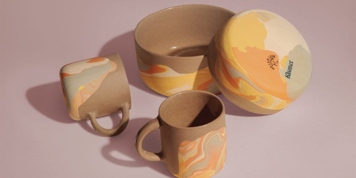 Swallow in fashion with the appropriate cup of Helen Levi X Kismet