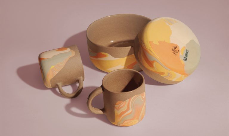 Swallow in fashion with the appropriate cup of Helen Levi X Kismet