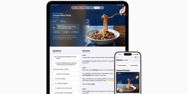 Apple is including recipes to Information+ with iOS 18.four