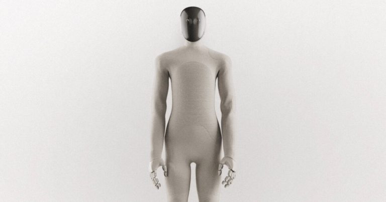 The neo gamma humanoid robotic is doing work as dwelling assistant