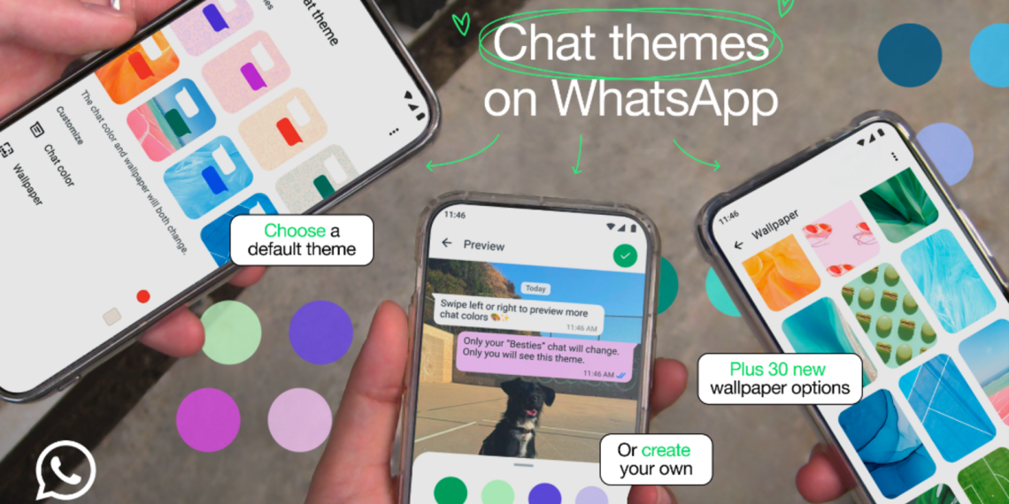 WhatsApp introduces new chat matters and background images- all particulars