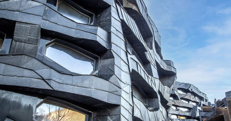Jean Nouvel the Querola of Order Imote the Andorra Mountains
