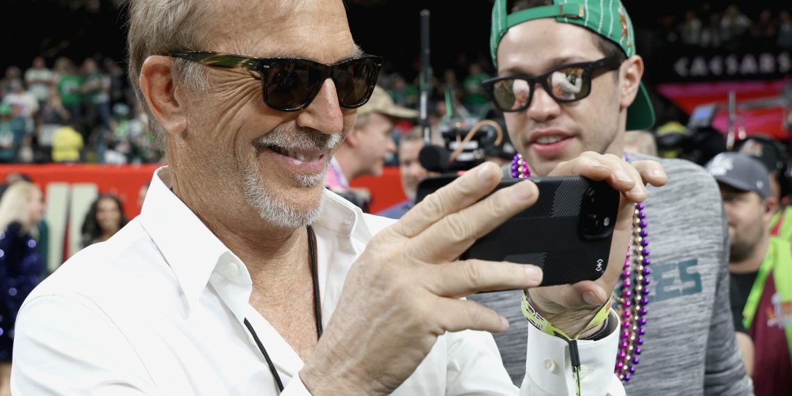 Unlikely Duo Kevin Costner, Pete Davidson Attend Social gathering Collectively