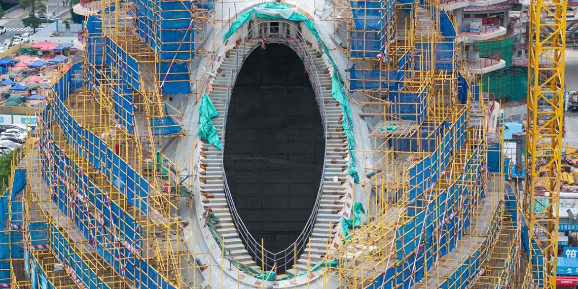 Mad Architects’ Shenzhen Tradition Park enters the ultimate development section earlier than the opening of 2025