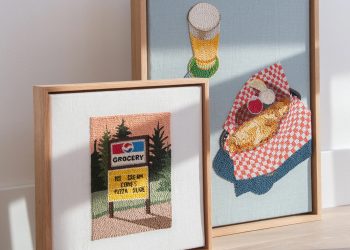 Fist embroidery from Adrienna Matzeg conjuncts nostalgic summer time journeys – Colossal