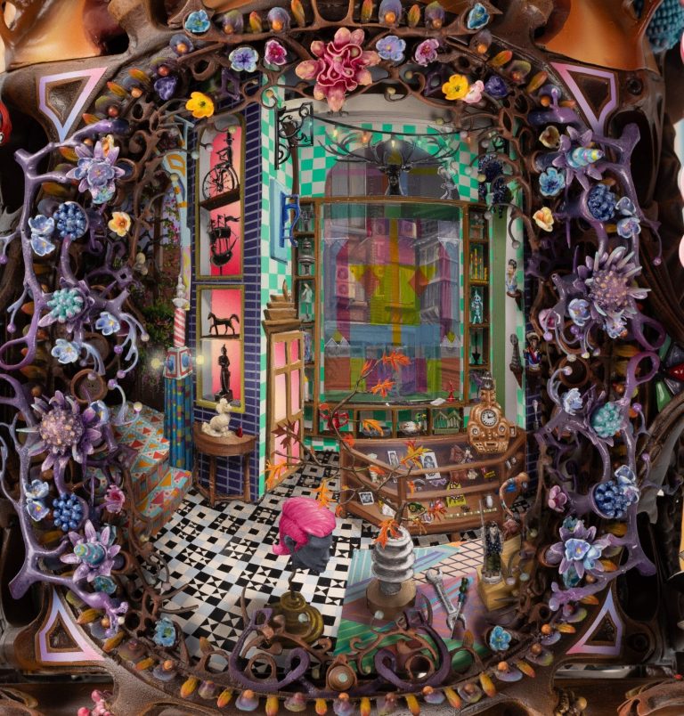 A miniature musical store by Chris Millar turns like Clockwork – Colossal
