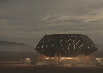 Miguel Arraiz’s Burning Man Temple is a geological sanctuary