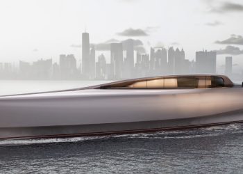 Yacht Lily by Vripack and Oceanco mimic the form of the flower petal