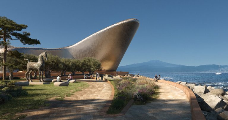 Zaha Hadid Architects breaks the land within the middle of Mediterranean tradition in Calabria, Italy