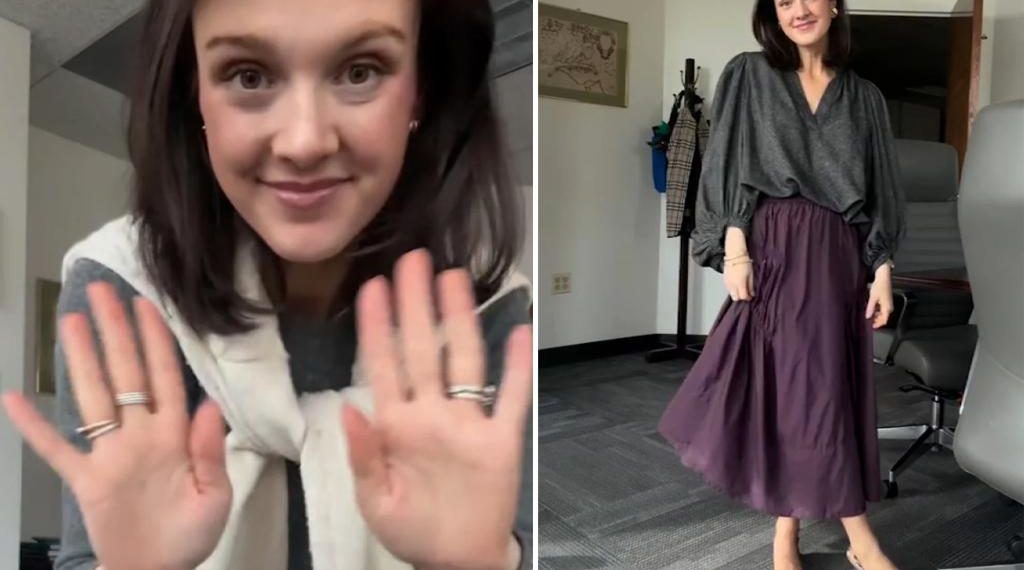 Trump official McLaurine Pinover posted style influencer movies from her OPM workplace