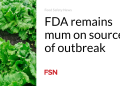 FDA stays mum on supply of outbreak